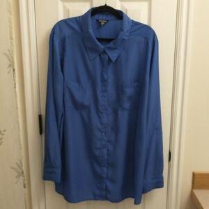 George Blue Relaxed Fit Casual Shirt